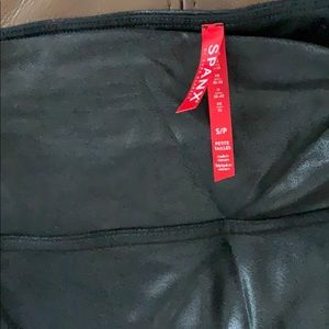 Spanx leather look legging